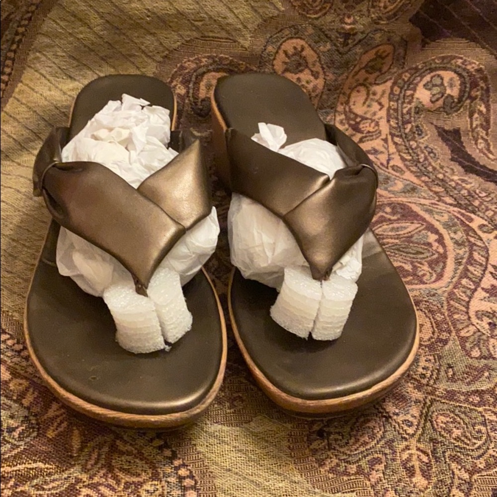 St. John’s Bay Kauai Bronze Women’s Wedge Slip on